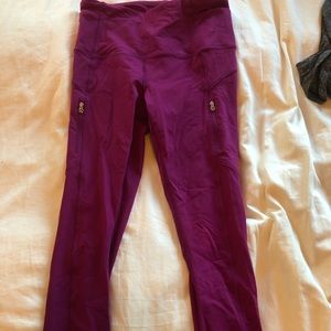 Magenta lulu “25 leggings
